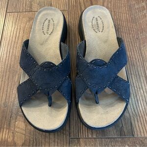 Merrell Topo Lattice Air Cushion Sandal in Navy Blue Size 8 US